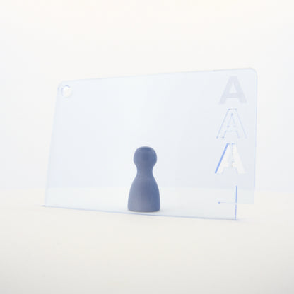 Acrylaat fluorescerend blauw, 3 mm - Laser Cut Supply