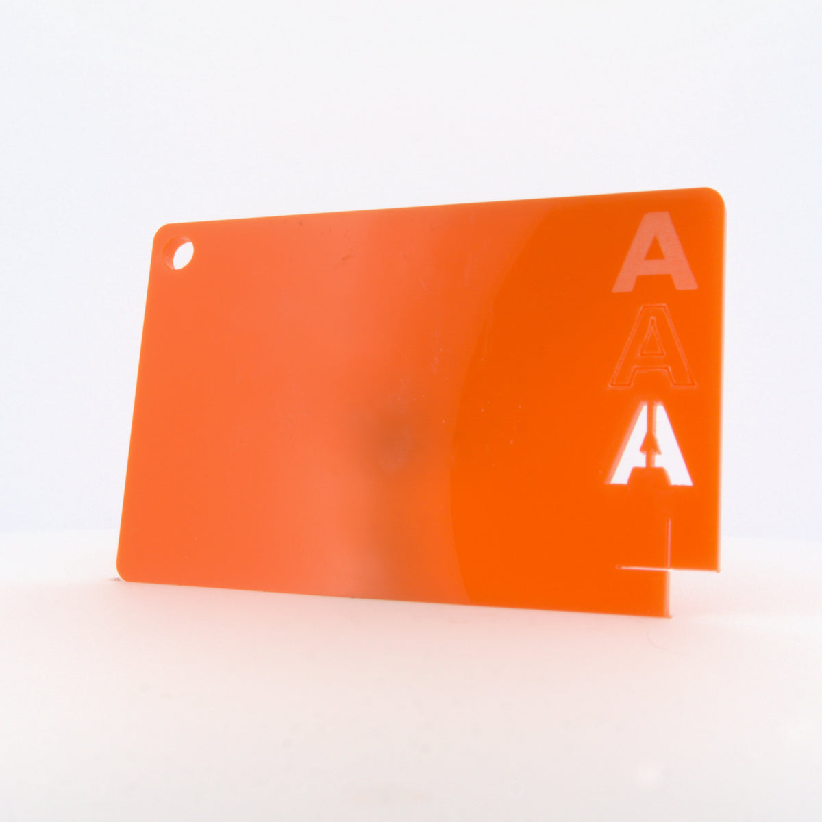 Acrylaat gekleurd oranje, 3 mm