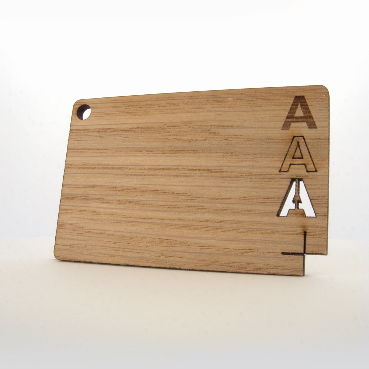 Gefineerd eikenhout A/R - Laser Cut Supply