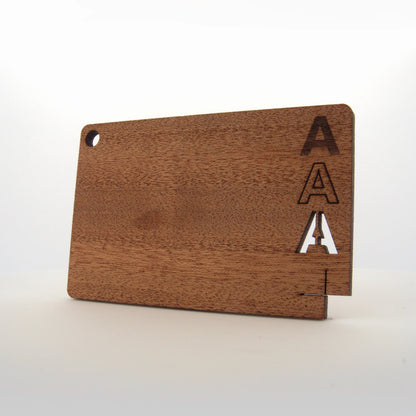 Gefineerd mahonie A/R - Laser Cut Supply