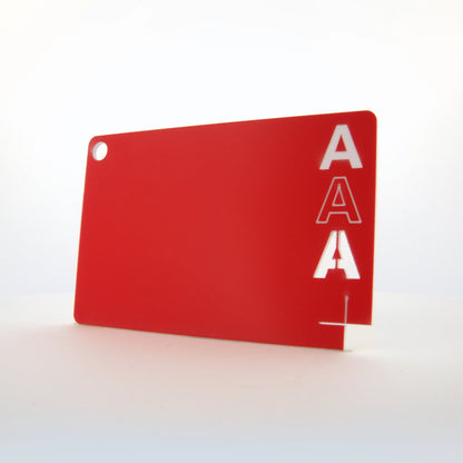 Graveerplaat PMMA zwart/wit - Laser Cut Supply